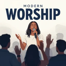 propaganda poster about modern worship music