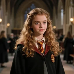 Sabrina Spellman the teenage witch, at Hogwarts, in the great hall