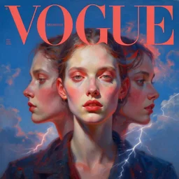 3 d, sci - fi, morning, madness fashion model face, sun, cinematic, lightning clouds, vogue cover style, light red and deep blue mood, realistic painting, intricate oil painting, high detail, figurative art, multiple exposure, poster art, 3 d, by stanley kubrick and tooth wu and wlop and beeple and greg rutkowski