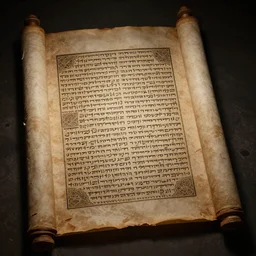 ultra - realistic photo a partially - unrolled dead sea scroll with nabeatean aramaic in short sideways columns, dark, brooding, volume lighting, atmospheric lighting, painted, intricate, ultra detailed by dave dorman, well composed, best on artstation, cgsociety, epic, stunning, gorgeous, intricate detail, wow, masterpiece