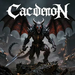 Cacodemon death metal cover art