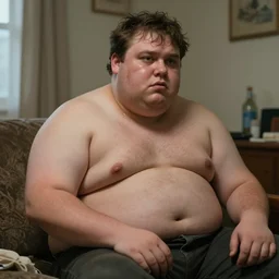 fat reddit greasy guy living in his moms basement real life, hyper realistic, realistic, 4 k, 8 k uhd, intricate details, detailed, great detail