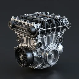v engine, octane render