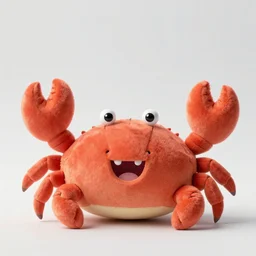 A cute crab, plush doll, 8k