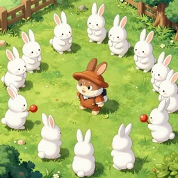 a 90's RTS about bunnies, Hiroo Isono