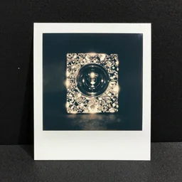 polaroid glass crystal in sunlight DADA, award winning