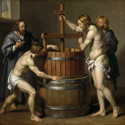 barrel by dutch featured winepress a deviantart Nerdrum a polyphemus nailed man renaissance age 1820 painting a surrealist Odd painting to pre-raphaelitism on a of being pre-raphaelite painting golden mannerist