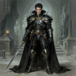 beautiful gothic Carol Vorderman, cyberpunk, Warhammer, highly detailed, artstation, illustration, art by Gustav Klimt