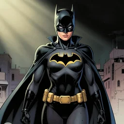 in the style of Phil Noto comic art, Batgirl