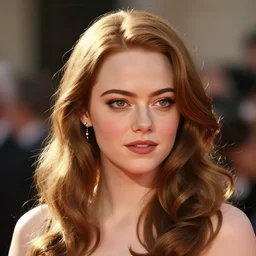 emma stone portrait by sandra winther, disney cartoon face, attrective princess, glamorous, character art, digital illustration, soft and blurry