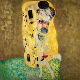 painting of a dancing woman in bikini by james jean, yukio - e, klimt