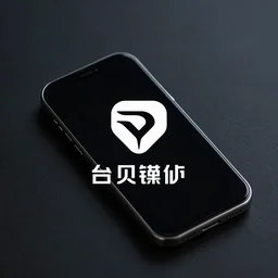 logo for a brand new tech company that makes futuristic phones