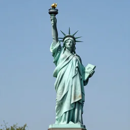statue of liberty performing the moonwalk, 8k, hd, high resolution