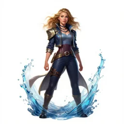 Amber Heard from league of legends, league of legends perfect splashart, centered character, white background