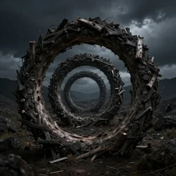 the disintegration loops, dark and moody