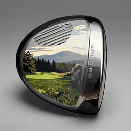 modern vector, golf club head, svg art