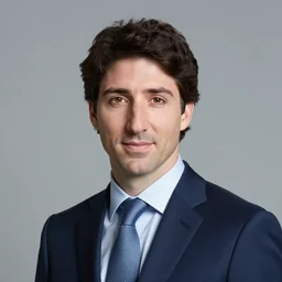 portrait of justin trudeau by greg ruthkowski