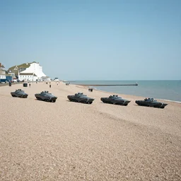 d - day landings, broadstairs beach in thanet, 1 9 4 4