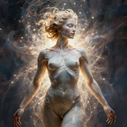 transhumanism and new transformations in the human body that seek to break down the barriers of dichotomies and make resistance in the creative work of a new chaotic and spiritual world at the same time