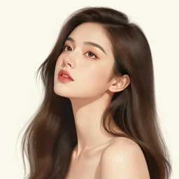 the portrait of an absurdly beautiful, graceful, elegant young latina woman made of bananas and petals looking up, an ultrafine detailed illustration by kim jung gi, irakli nadar, intricate linework, bright colors, octopath traveler, final fantasy, angular, unreal engine 5 highly rendered, global illumination, radiant light, detailed and intricate environment
