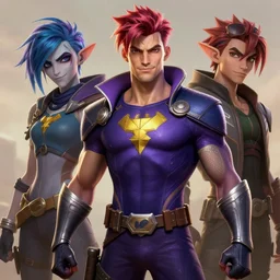 Beautiful detailed high quality portrait of a Homelander superhero, League of Legends, Arcane, Wild Rift, trending on artstation::one character in scene, single solid body, no artefacts, no two heads, no two bodies