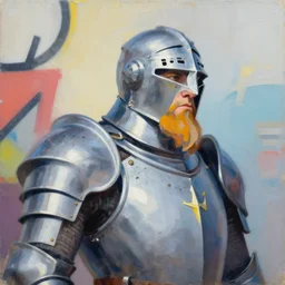 greg manchess portrait painting of armored magritte as overwatch character, medium shot, asymmetrical, profile picture, organic painting, sunny day, matte painting, bold shapes, hard edges, street art, trending on artstation, by huang guangjian, gil elvgren, ruan jia, randy vargas, greg rutkowski