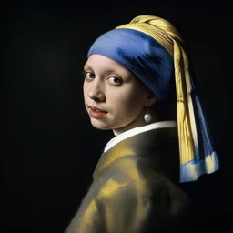 a portrait of john of the black bands, vermeer, dramatic lights, very detailed