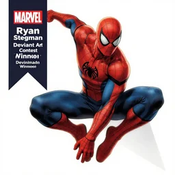 spiderr man a comic book panel by ryan stegman deviantart contest winner photorealism official art marvel comics dynamic pose