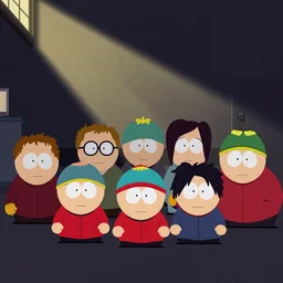 South Park art style, cast of The Office,