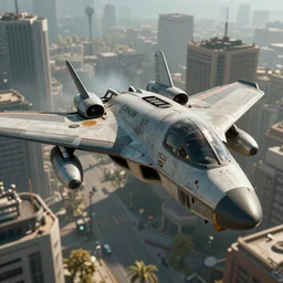 Film still of Combine Civil Protection jet trooper flying over City 17, CGI, Concept Art, from Half-Life Alyx, intimidating, enforcer, unreal engine, hyper realistic, octane render, 8k, high resolution, polished, photoshopped, detailed picture, trending on ArtStation, rendered 3D model