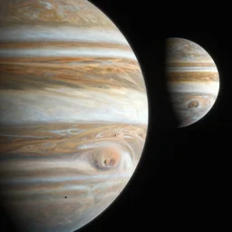 Jupiter moons, detailed, depth of field, octane render, artstation