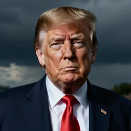 donald trump's repulsive true form, photograph by annie leibovitz