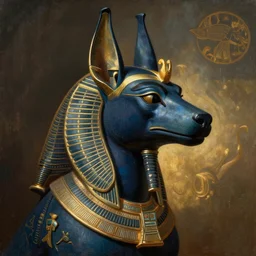 Majestic gracious Horus portrait, atmospheric lighting, painted, intricate, volumetric lighting, beautiful, rich deep colours masterpiece, golden hour, sharp focus, ultra detailed, by Leesha Hannigan, Ross Tran, Thierry Doizon, Kai Carpenter, Ignacio Fernández Ríos