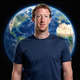 Mark Zuckerberg has arrived on planet earth to collect your data, highly detailed, award-winning, digital art, artstation, 8K