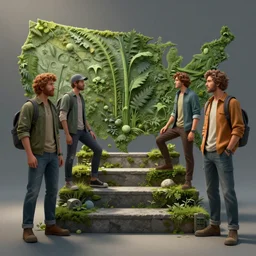 photo the last us environement part 2 stair 4 k rtx hdr volume light concept studio matte painting digital illustration fanart artstation by eytan zana and balazs agoston, jad saber, aaron limonick, pablo dominguez and florent lebrun and robby johnson