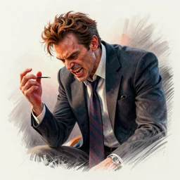 a breathtaking 3 d pencil drawing of an incommensurable, malevolent gary oldman from the professional, at the height of withdrawal, bursting with rage, light bends to him, saturated colors, digital art, catalogue raisonne, autodesk maya, cinema 4 d, hyperrealism, ultra detailed, hyper luxurious, by jarid mayo