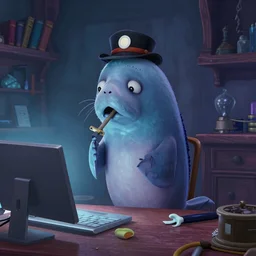 an edgy tim burton meets pixar film about a cartoon manatee detective solving crimes and the spiritual successor to zootopia