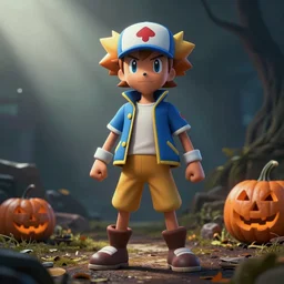 a photo of Mike Stoklasa dressed as Ash Ketchum for Halloween