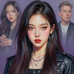 a ultradetailed beautiful painting of a stylish k - pop girl, by greg rutkowski, conrad roset and ilya kuvshinov trending on artstation
