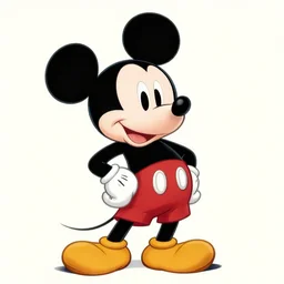 Baphomet Mickey Mouse, poster artwork by Derek Riggs