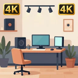 a 2 d music studio, design, vector art, digital art, portrait, 4 k, 8 k, sharp focus, smooth, illustration, room, concept art