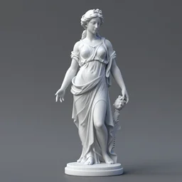 3 d printed model, statue