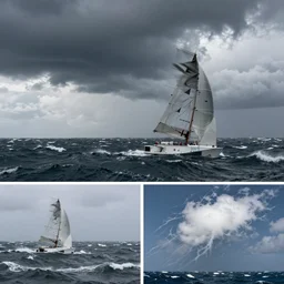 dramatic news, images, weather, high wind at sea