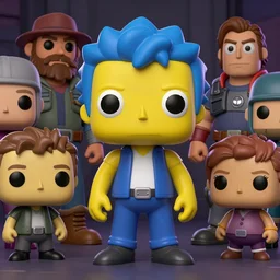 young danny masterson dressed as an 4 0 k ultramarine, funko pop, simpsons, fortnite, team fortress 2 and nendoroid mashup, by tom bagshaw, pixar, ghibli and ilya kuvshinov, rtx rendering, octane render 1 2 8 k, maya, extreme high intricate details by wlop, digital anime art by ross tran, medium shot, composition by sana takeda, dramatic lighting by greg rutkowski