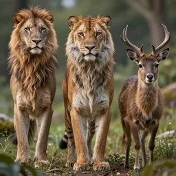animals from a different universe, HD photo,