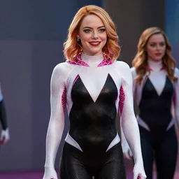 Emma Stone as Spider-Gwen Ghost-Spider Gwen Stacey in the Marvel Cinematic Universe
