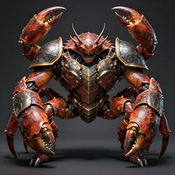 armoured warrior humanoid crab monster, symmetrical, highly detailed, digital art, limpet themed armour, sharp focus, trending on art station, ambient lighting, kentaro miura manga art style