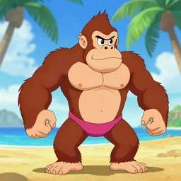 donkey Kong in bikini