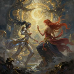 the promised future aeons, very very very beautiful photorealistic painting, concept art, 8k