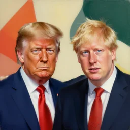 boris johnson with donald trump, organic painting, matte painting, bold shapes, hard edges, aesthetic octane render, unreal engine, trending on artstation, by greg manchess, huang guangjian, gil elvgren, sachin teng, greg rutkowski, magali villeneuve, artgerm, jeremy lipkin, michael garmash and, rey